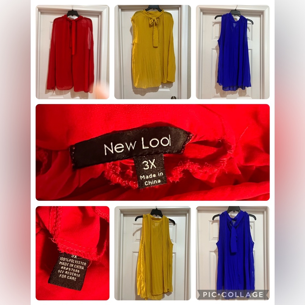 New Look 3X tops